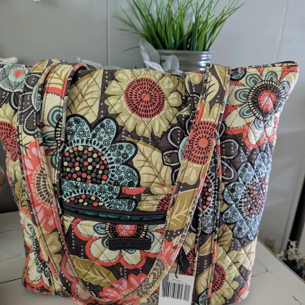 Vera Bradley Floral Tote Bag - Multicolor
